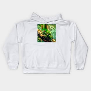 Pixel Frog Kids Hoodie